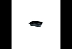 Barquette CPET à sceller noir 225/175/H43mm PC1 1200ml - 416 pcs